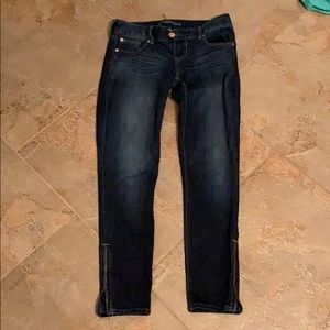Express sz 2R Stella low rise zipper skinny ankle